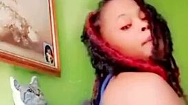 monique spreads pussy wide showing off her phat curves