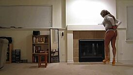 i cant get enough of rachel st clair handcuffed shakin her booty in bondage show