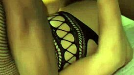 hotwife hooks up young college student in hotel room