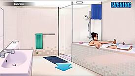 Milf's Massive Tits Wrap Monster Cock in Hentai Blowjob Handjob Bliss