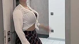 a busty neighbor with natural tits knocks on your door. what wild things will you do to her body?