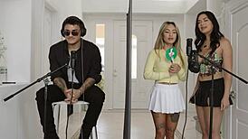 Victor Ray Pounds Linda Lan And Scarlett Alexis In Tattoo-Filled Asian FFM Threesome