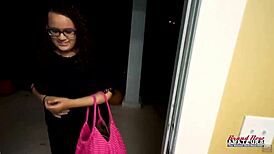 Hey watch this busty brunette harper b deepthroat then get facialed