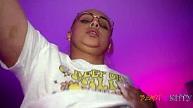 college babe jeyla spice ditches books to ride itsthebeast's big black cock hard