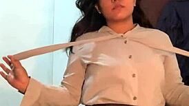 filipina bbw slut rips clothes for teasing fat strip moan