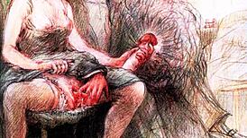 vintage erotic art captures sensual antique scenes in retro style