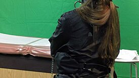 how deep is scarlett johnson's medical pussy inspection gonna go?