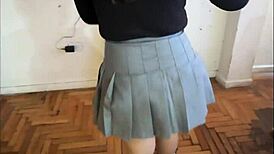 hey stepsis suck my cock quick before college in that short skirt