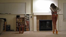 i cant get enough of rachel st clair handcuffed shakin her booty in bondage show