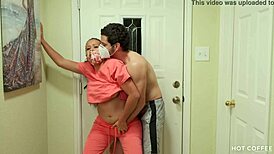 कर्वी लैटिना नर्स हॉस्पिटल शिफ्ट के बाद पति से बड़ी गांड चुदवाकर स्क्वर्ट