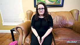 Hey watch this busty brunette harper b deepthroat then get facialed