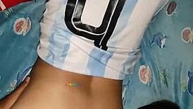 I catch my best friend's young 18-year-old girlfriend masturbating invites me to touch her we end up fucking passionately