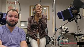 whoa miss mars in latex nurse gloves vibes to big tit orgasm