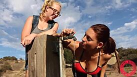 samantha rone's steamy lesbian date with cougar pussy licking and sensual lingerie play