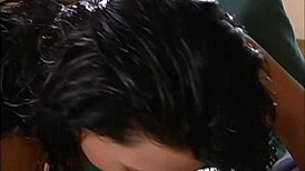 Brunette Slut Mom Lezley Zen Fingers Pussy Then Rides Huge Cock Doggystyle Till Gaping Cumshot