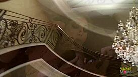 britney stevens so horny she sets up threesome for dp fun