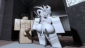 i'm breedin this roblox demon slut ridin my big cock doggystyle