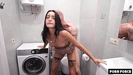 Ready for her deep anal pounding teen or you want her face fucked first?