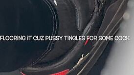 young babe's tight pussy gets beaten by monster cock doggystyle