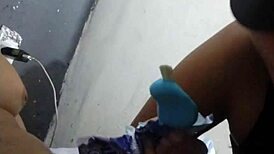 Lunaferrari Stepson Fucks and Fills Brunette Latina's Mouth with Cum!