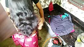 hey bro your stepsis sucks your cock then bends over kitchen counter for creampie