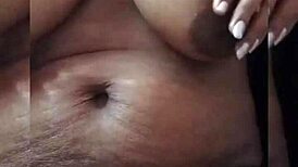 Desi Wife's Huge Boobs Spill Out in Naughty Tease Show!