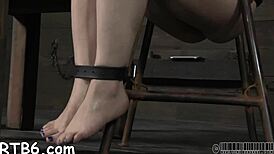 Garage slut gets her wet pussy licked then punished hard