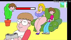 She's just CHILLING on the sofa FLASHING her comic book vibes casually