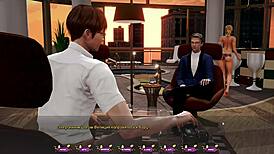 Milf wife bound in bathroom takes BIG COCK anal from slave game