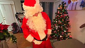 Santa's Petite 18+ Ho Begs for Daddy's Cock Ho Ho Ho!