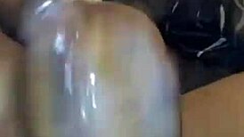 teasing massive black cock in public bathroom stall