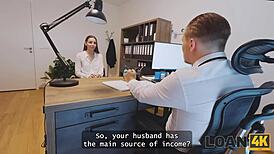 Stanley Johnson seduces and FUCKS office girl!