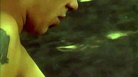 Corina Taylor grins wide taking massive facial cumshot after deepthroat blowjob!