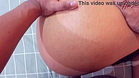 malay teen's curvy ass pounded pov from behind