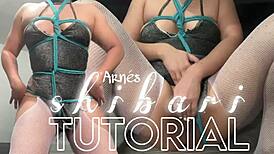 hey check this shibari tutorial, i tie harness and masturbate wet pussy for you astarioth