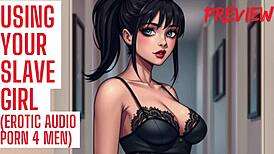 imagine your slave girl whispering joi asmr to make you cum hands free