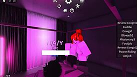 Roblox Acorn Hair Girl Takes Intense Hardcore Pussy Fucking Session