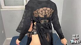 Sissy Bitch Tries New Violet Dildo for Anal Play and Domination Thrills