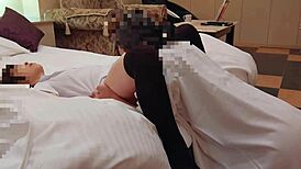 damn nurse makes me feel good with her tongue then rides me to creampie cosplay blowjob