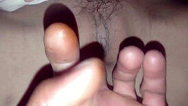 her pure tight shaved pussy makes him cum multiple times inside