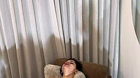 victor alemão's close-up with athletic squirting gaucha and glasses