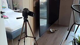 my skinny cheerleader babe's big naturals steal the porn casting show