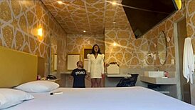 brazilian big tits latina grabs that small cock for a sloppy blowjob treat