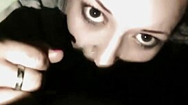 hey check this fat bbw amateur giving a hot pov blowjob to music