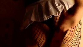 Nurse Lucy Diamond twerks her fishnet ass for patient