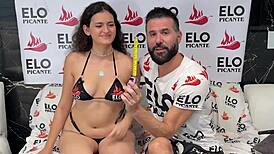 colombian silvye abou shows huge tits and big ass in spicy bucaramanga casting interview