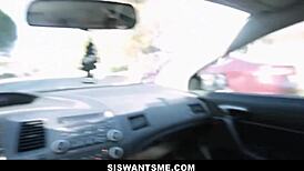 Tiny Latina Stepsis Takes Big Dick 😈