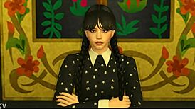 jenna o nails wednesday addams in family fuckfest