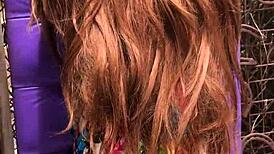 hey meia-irma, feel my huge cock sex toy while you play on your phone?