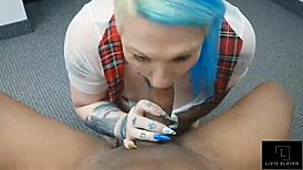 Boardroom slut begs for desk pounding while coworkers watch the bareback action